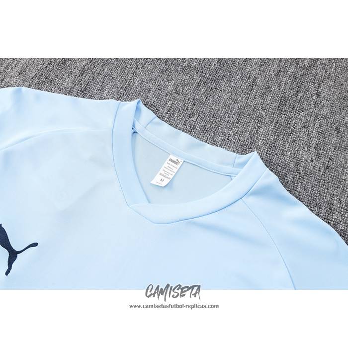 Chandal del Manchester City 2022-2023 Manga Corta Azul